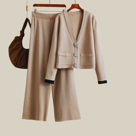 The Nacarat Set — Classic Knit Co-Ord in Luxe Comfort